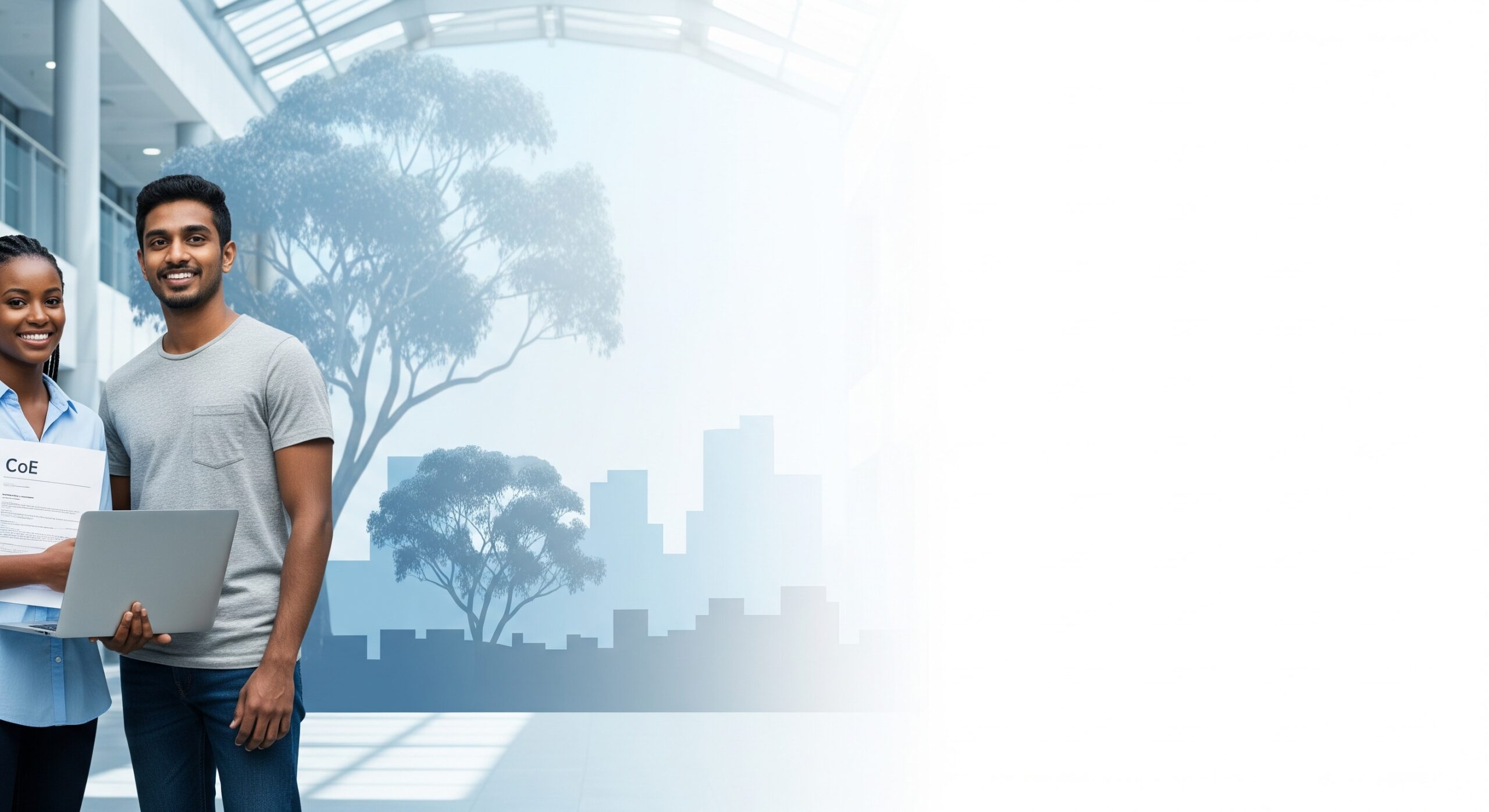 Student Visa 500 Australia – diverse international students on a modern Australian campus.