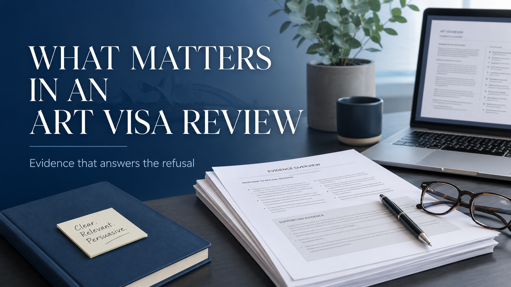 What Matters in an ART Visa Review Evidence file and written submissions being assessed for an ART visa review