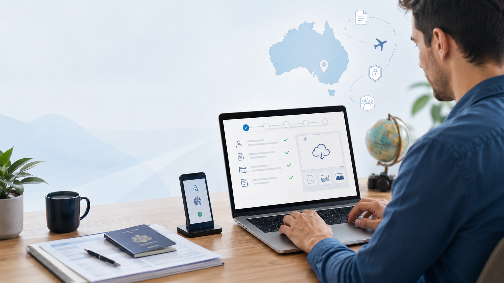 Australia visa online application through ImmiAccount